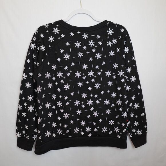 Peanuts Snoopy Christmas Graphic Sweatshirt Juniors Large 11/13 (lights up?) - Picture 2 of 13